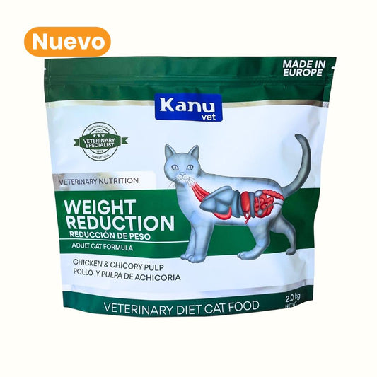 Alimento Seco Medicado Kanu Vet Weight Reduction para Gato Adultos