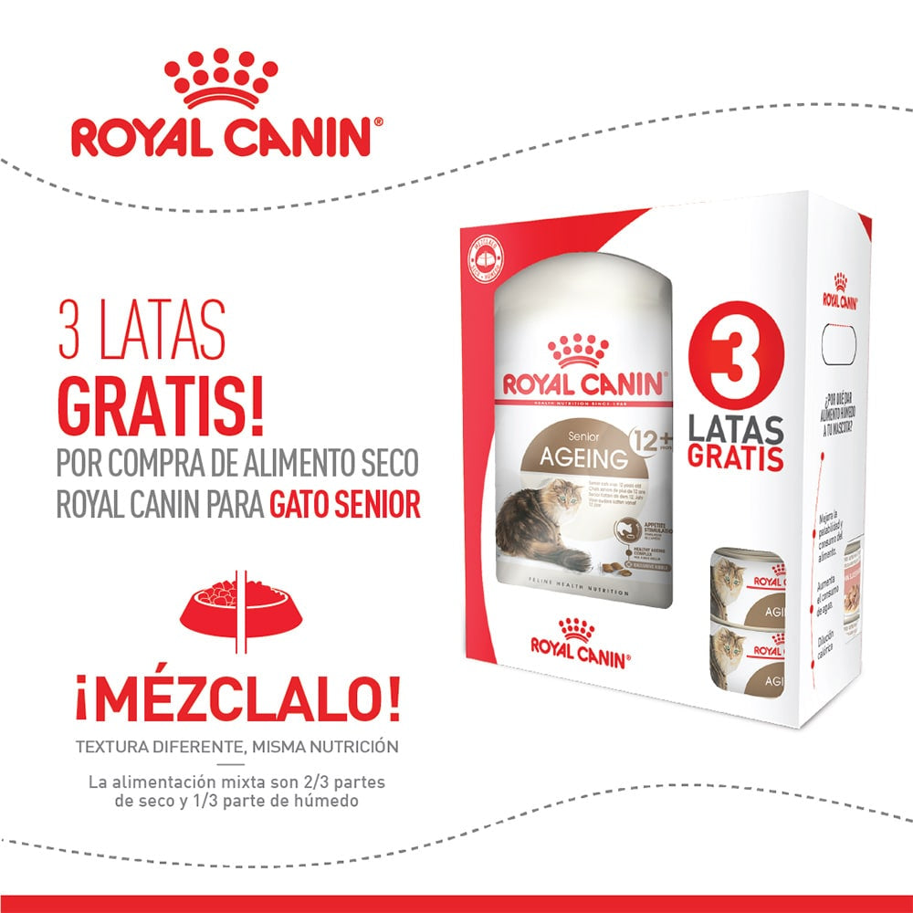 Alimento Para Gato Royal Canin Mixf Felino Ageing 12+ Kit Especial