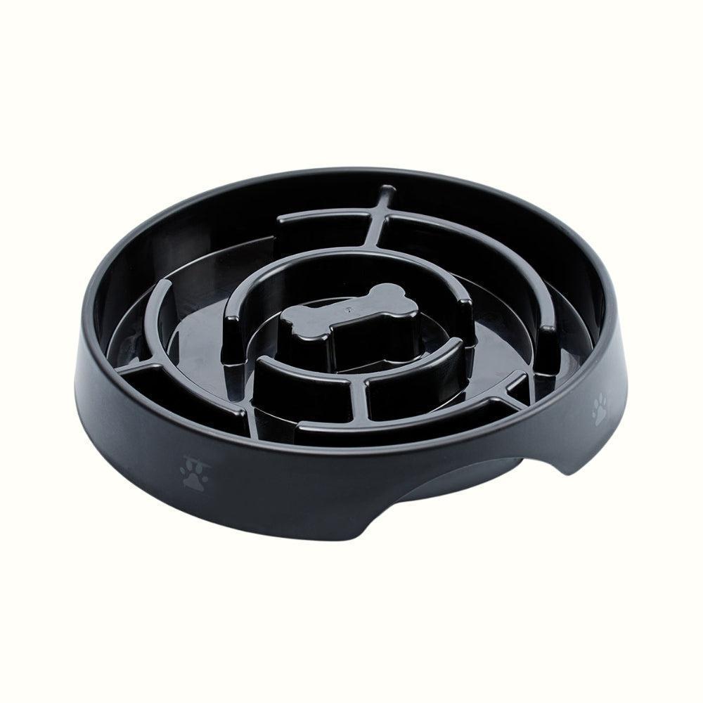Comedero Laberinto Anti-Reflujo Negro Kanu Pet para Perros y Gatos