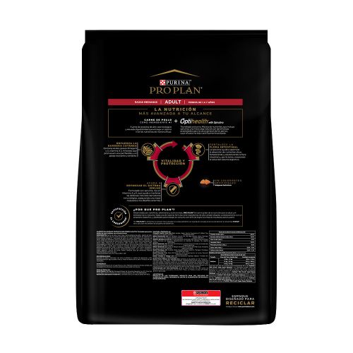 Alimento para perro Proplan Adulto Razas Medianas