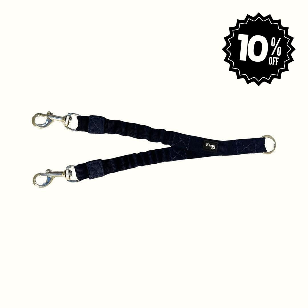 Trailla Doble King Azul Oscuro Kanu Pet para Perro