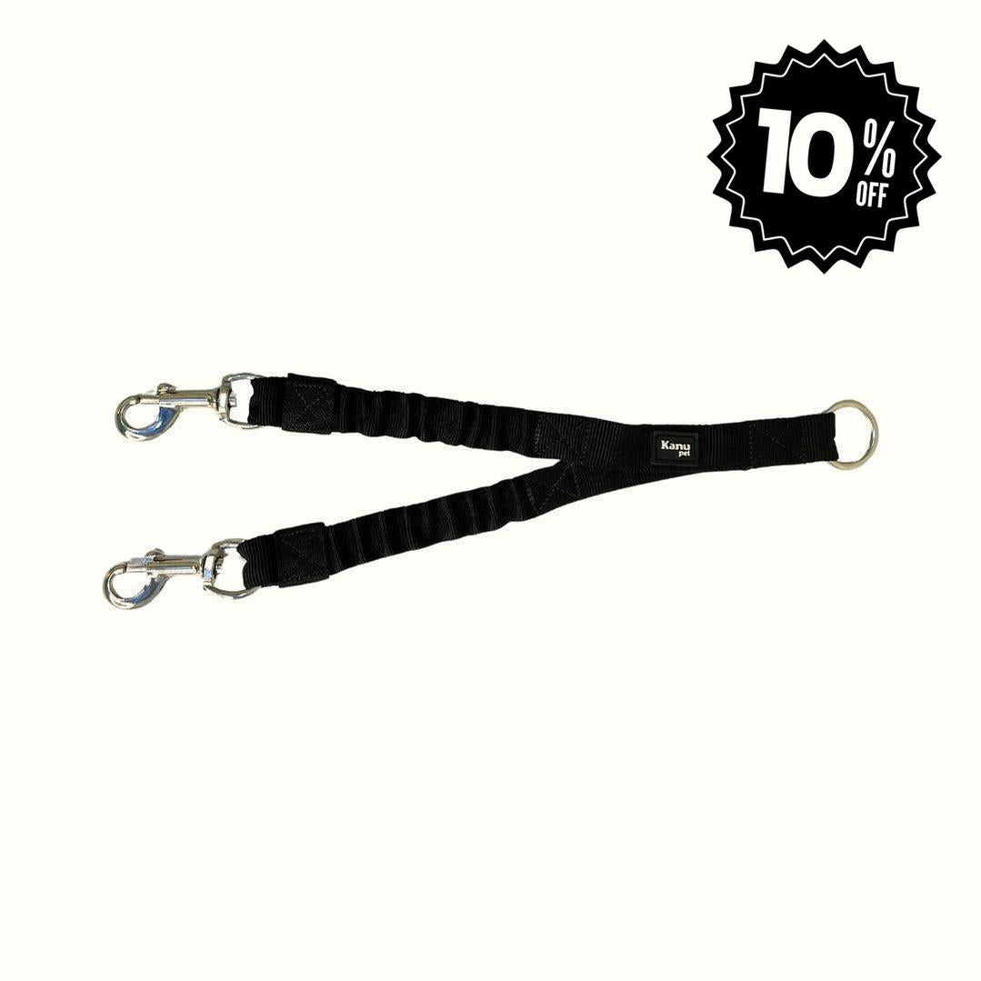 Trailla Doble King Negro Kanu Pet para Perro