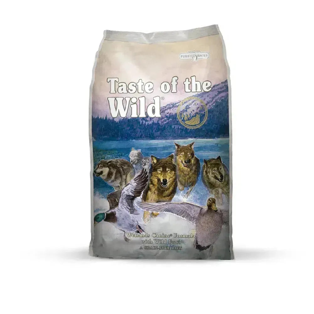 Alimento para perro Taste of the Wild Pato asado, Codornis y Pavo