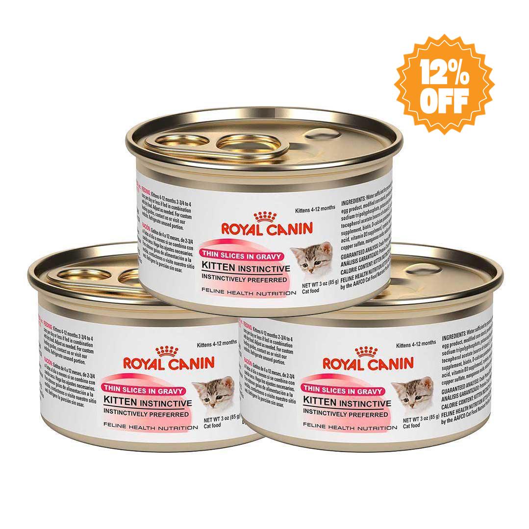 Alimento para gato Royal canin Tripack Kitten