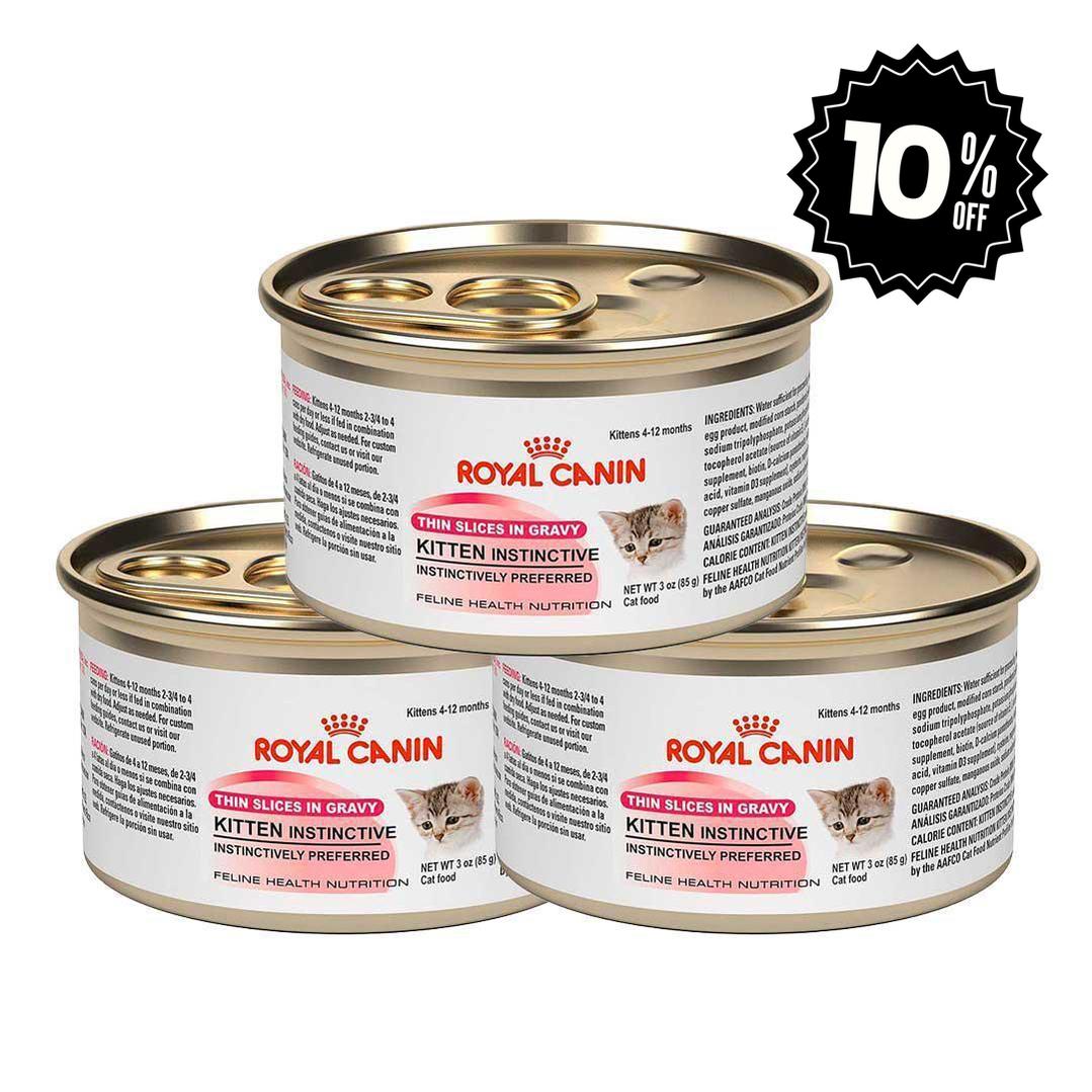 Alimento para gato Royal canin Tripack Kitten