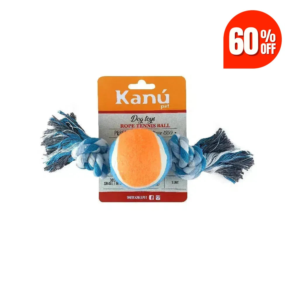 Juguete Bola Tennis con Lazo para Perro