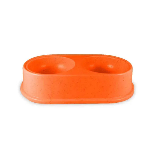 Comedero Doble de Ceramica Kanu Pet para Perro y Gato