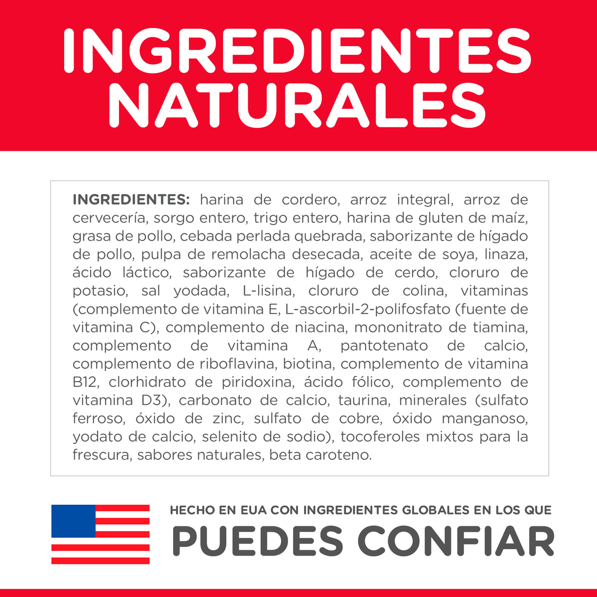 Alimento para perro Hills Canino Adulto Cordero Y Arroz