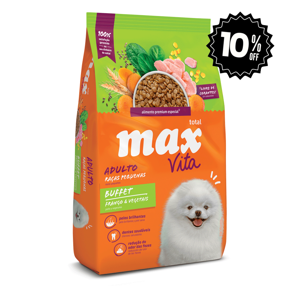 Alimento Para Perro Total Max Vita Adulto Raza Pequeña Pollo