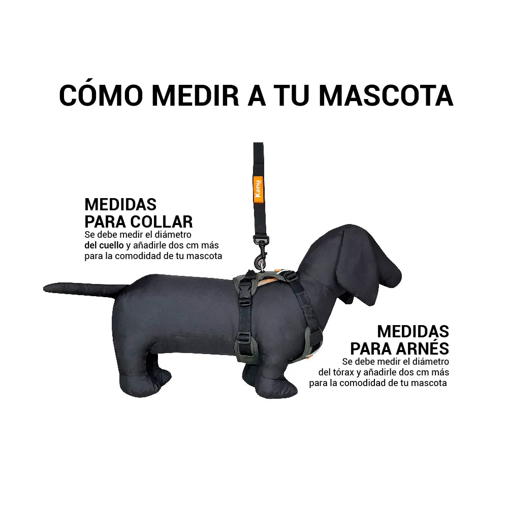 Pechera Acolchada Walker Verde Militar Kanu Pet para Perro