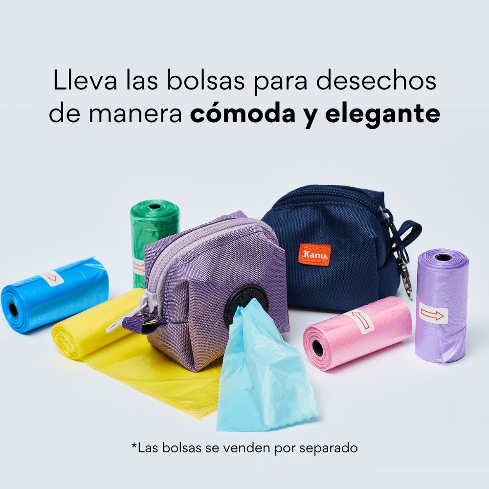 Portabolsa con Gancho Kanu Pet para Perro Rojo-Kanu Pet