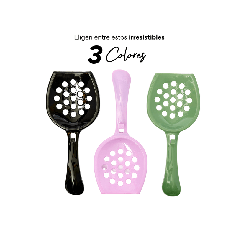 Pala para Arenero de Gato Kanu Pet Negra