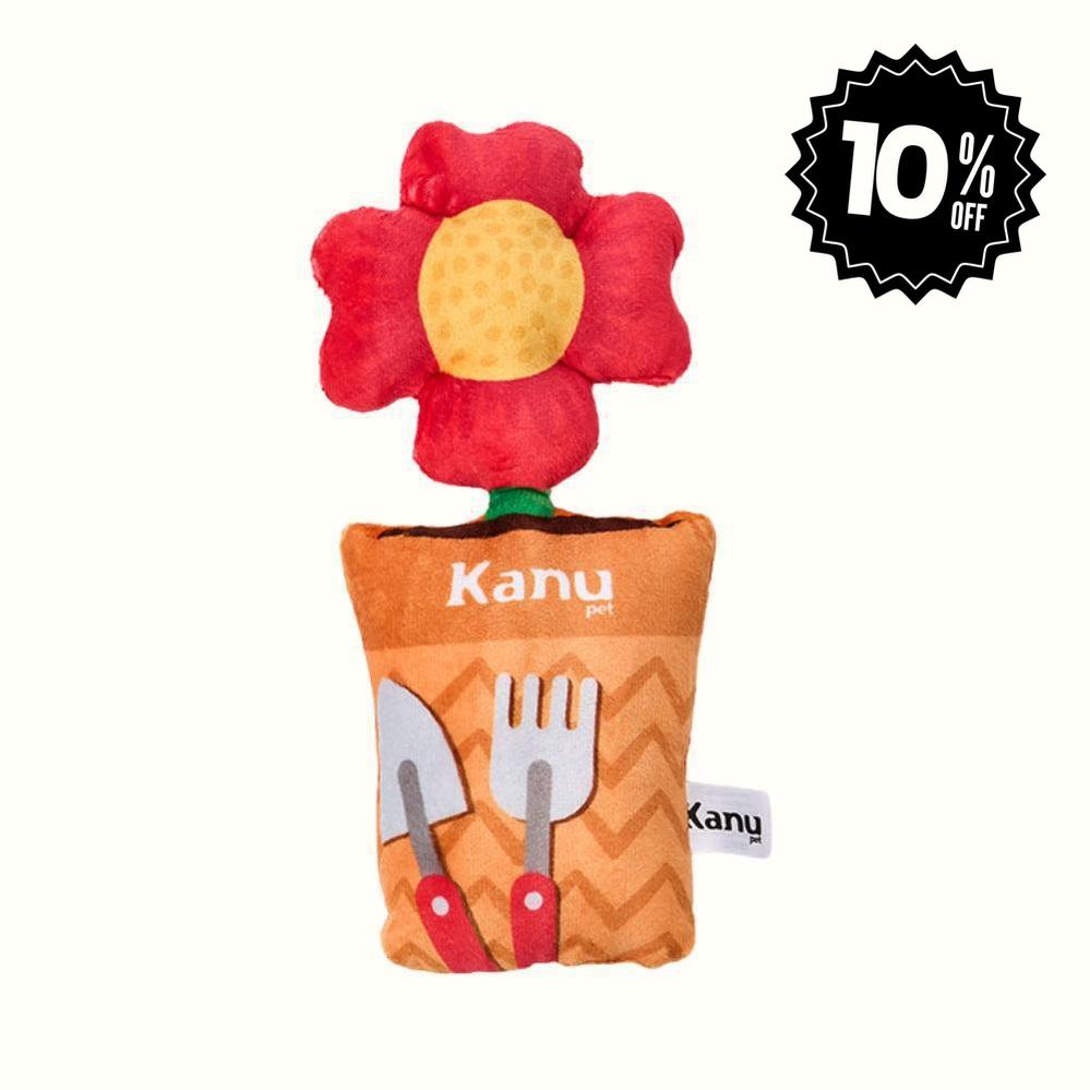 Juguete Peluche Flor Roja Kanu Pet para Perro