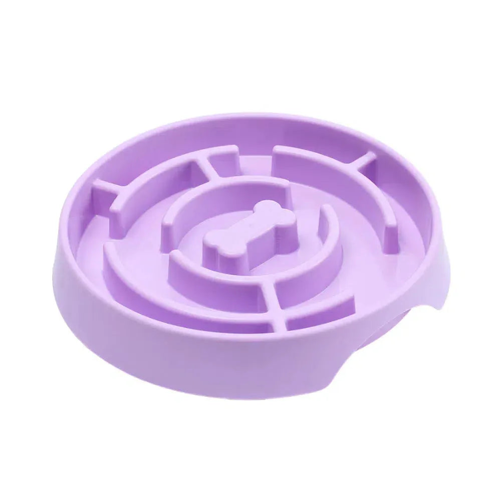 Comedero Laberinto Anti-Reflujo Lila Kanu Pet para Perros y Gatos