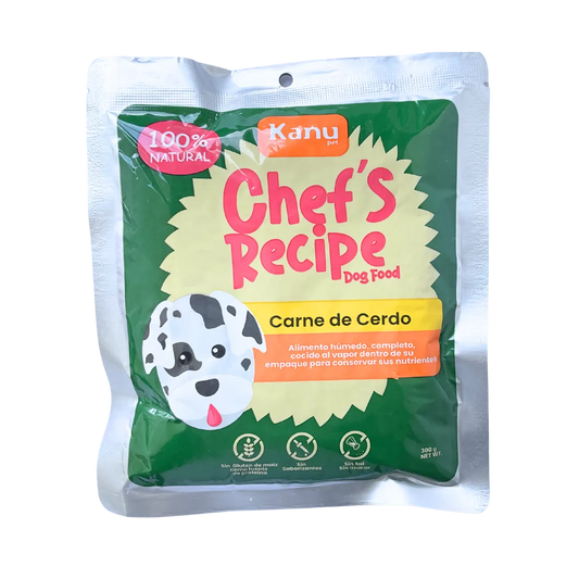 Alimento Húmedo Completo Chef's Recipe Carne de Cerdo Kanu Pet para perros