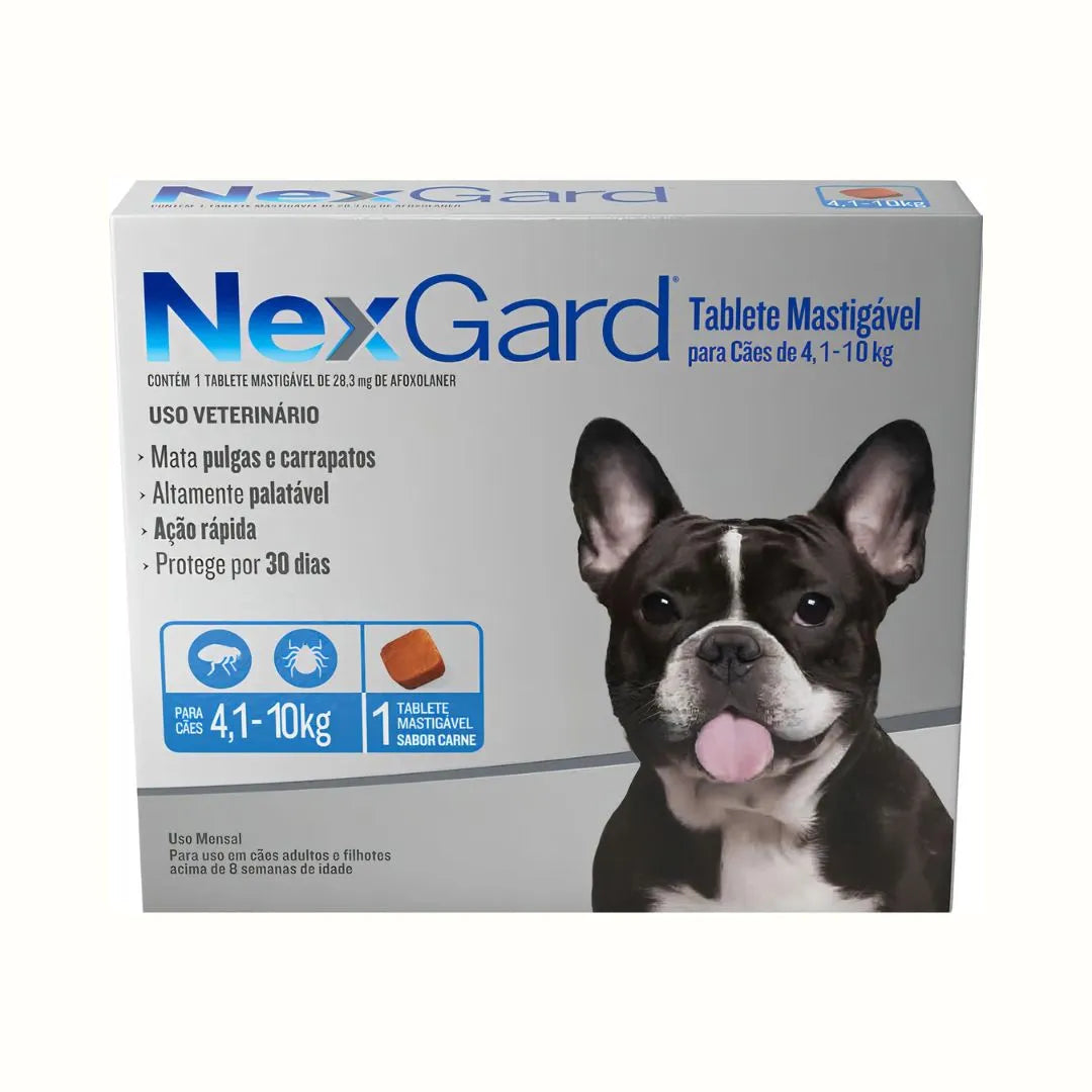 Antipulgas Nexgard para Perros de  4.1 a 10 Kg
