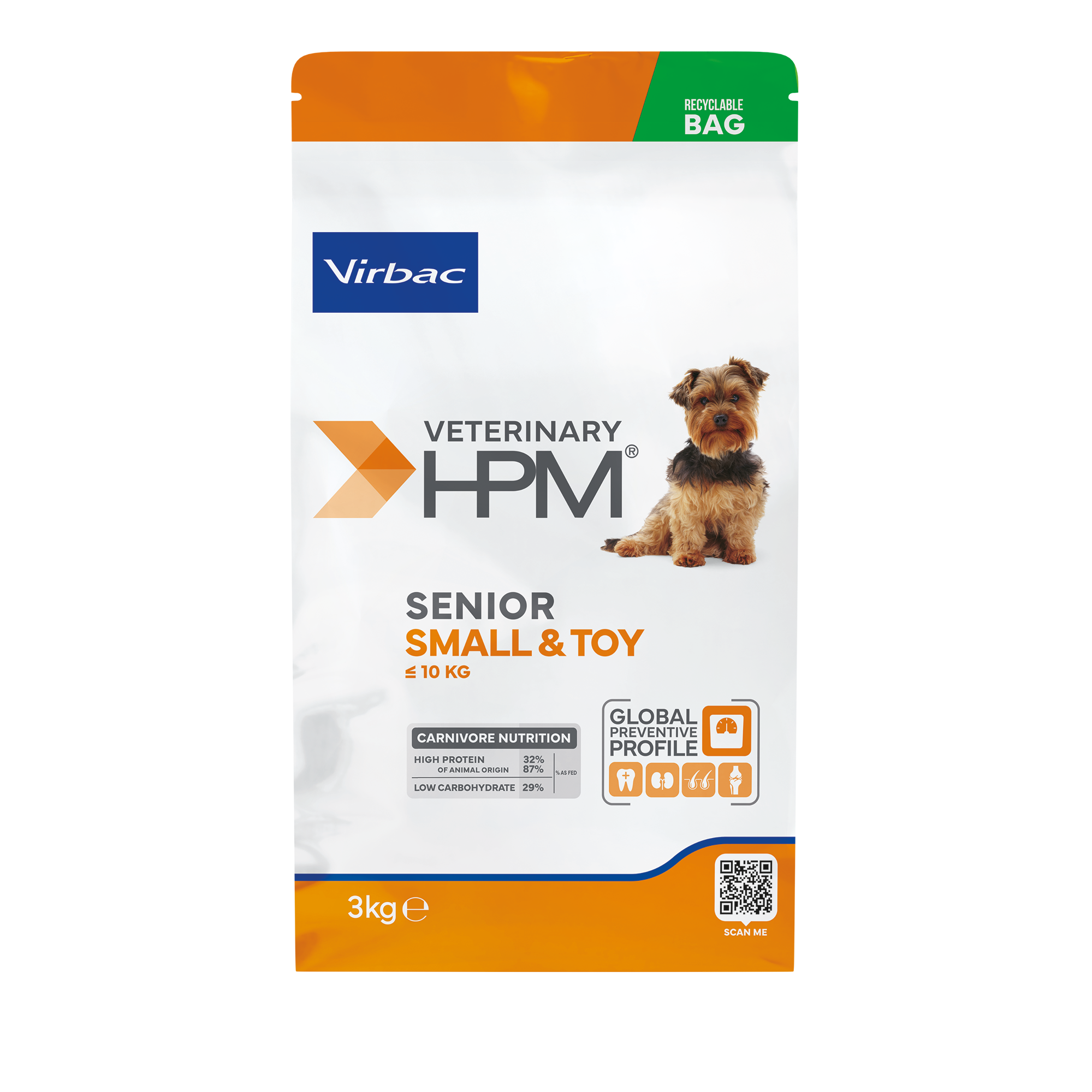 Alimento Seco Virbac Senior Small & Toy | Perros Mayores | Kanu Pet