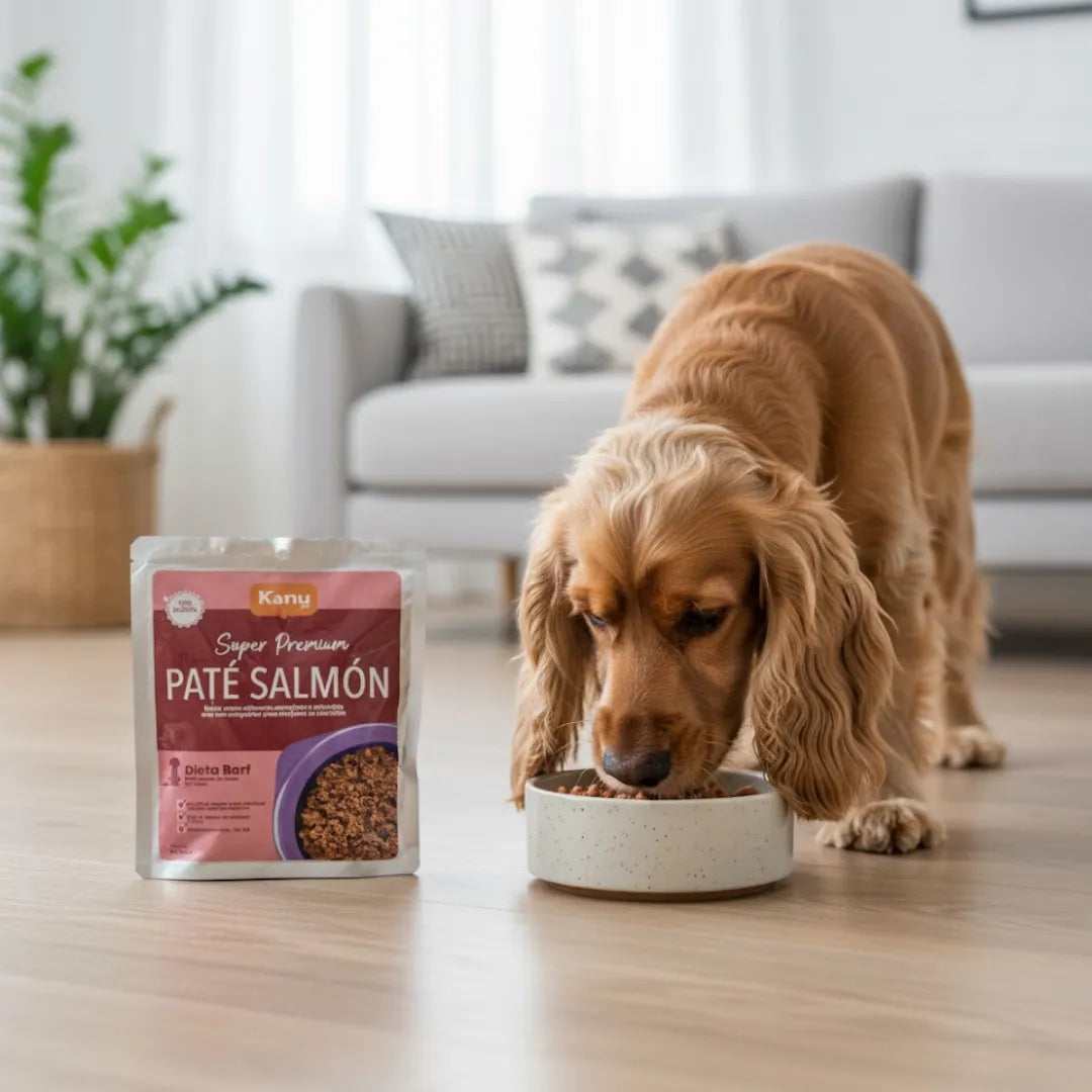 Alimento Húmedo Pate de Salmón Kanu Pet para Perros