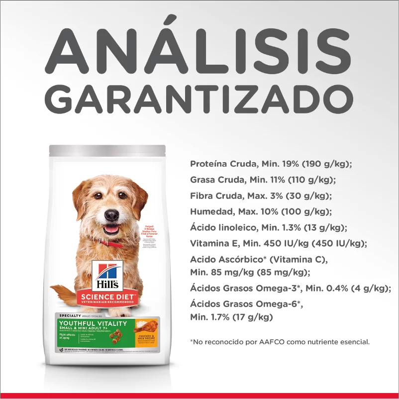 Alimento para perro Hills Youthful Small Toy Breed