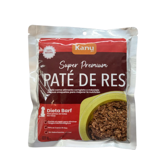 Alimento Húmedo Paté de Res Kanu Pet para Perros