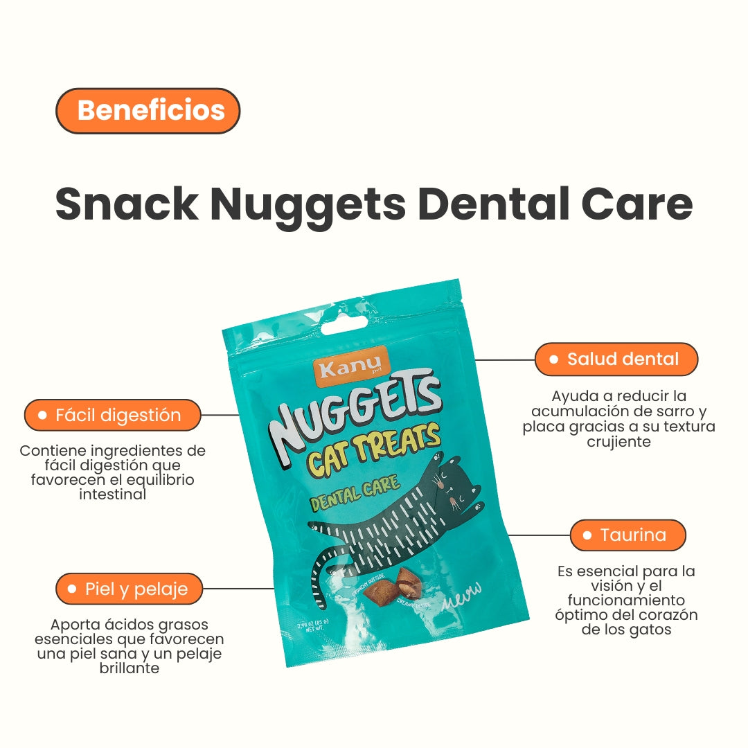 Snack Nuggets Dental Care Kanu Pet para Gato