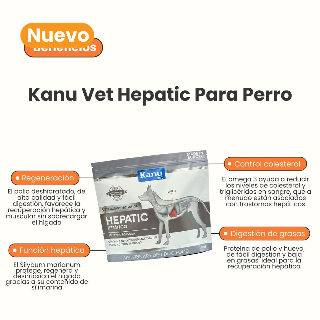 Alimento Medicado Kanu Vet Hepático para Perro Adultos