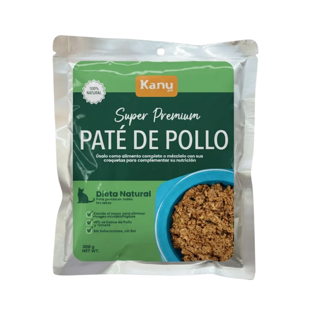 Alimento Húmedo Paté de Pollo Kanu Pet para Perros