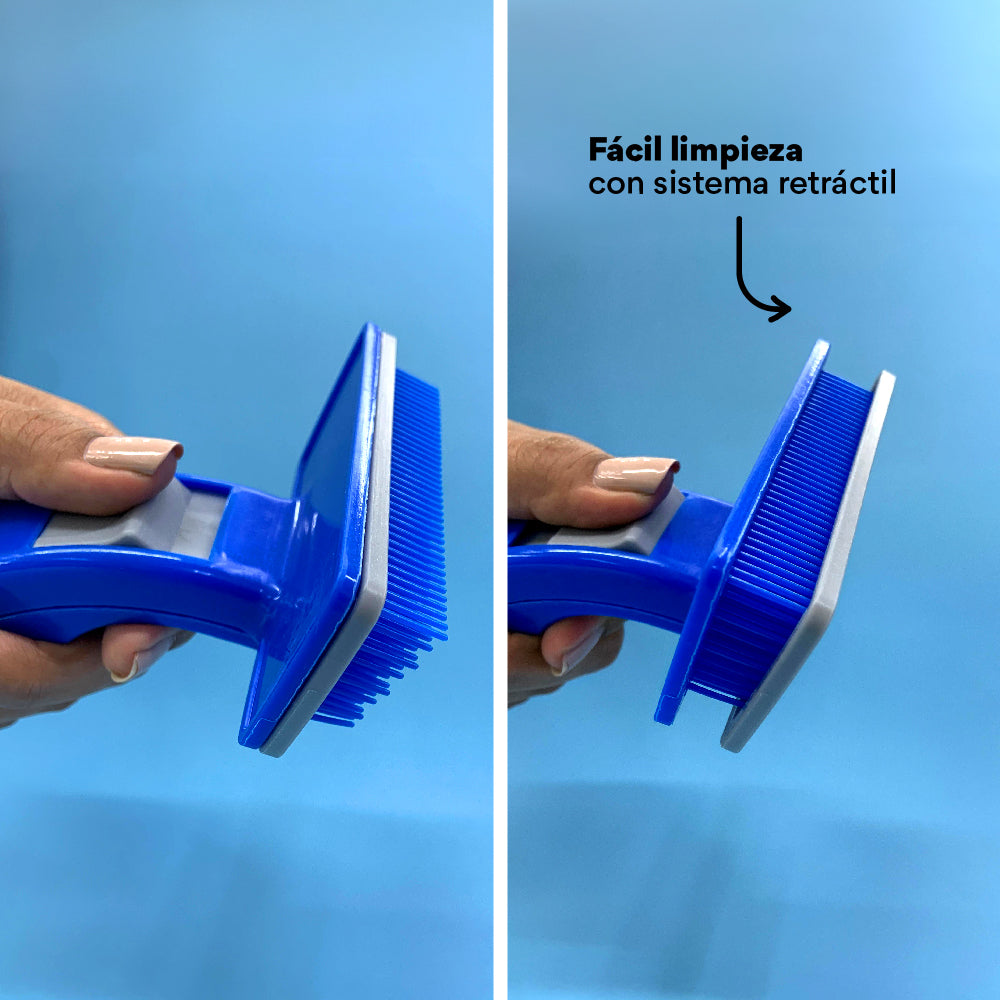 Cepillo de Plástico Mediano Removedor de Pelo Kanu Pet para Perro y Gato