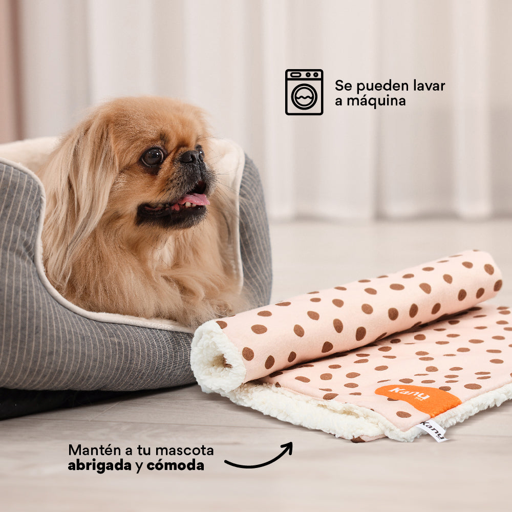 Cobija Beige - Café Kanu Pet para Perro y Gato