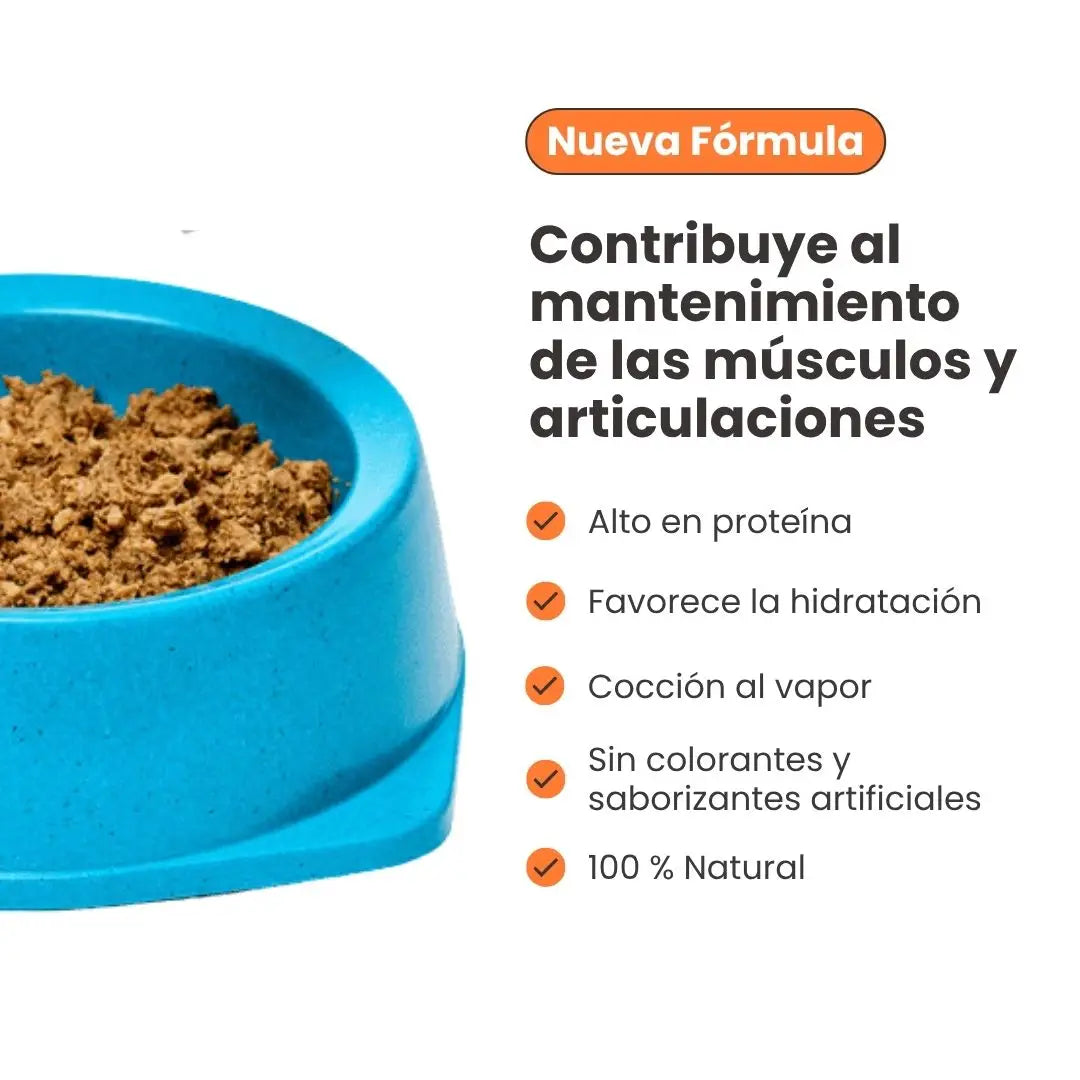Alimento húmedo Chef recipe Cerdo perros toda razas