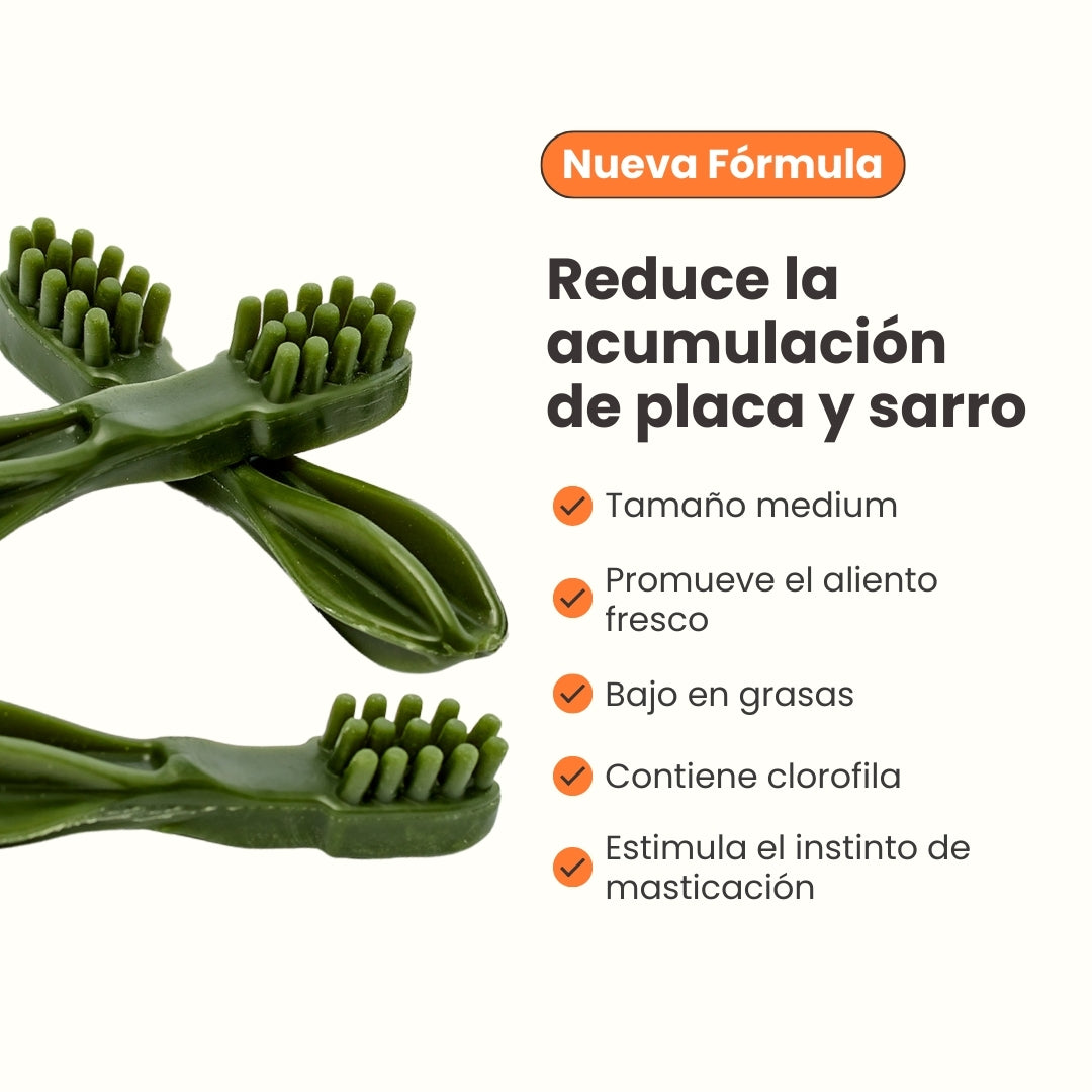Snack Cepillo Dental Medium Kanu Pet Dental Fresh Para Perros Sabor a Menta