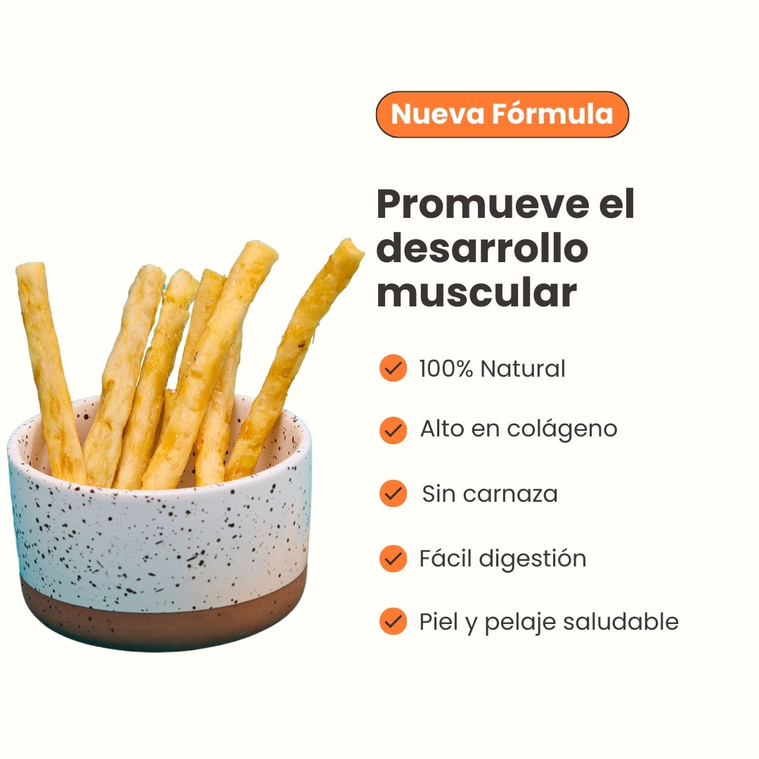 Snack Mini Rolls de Colágeno Kanu Pet de Pollo para Perro. No es carnaza x 12 Unds