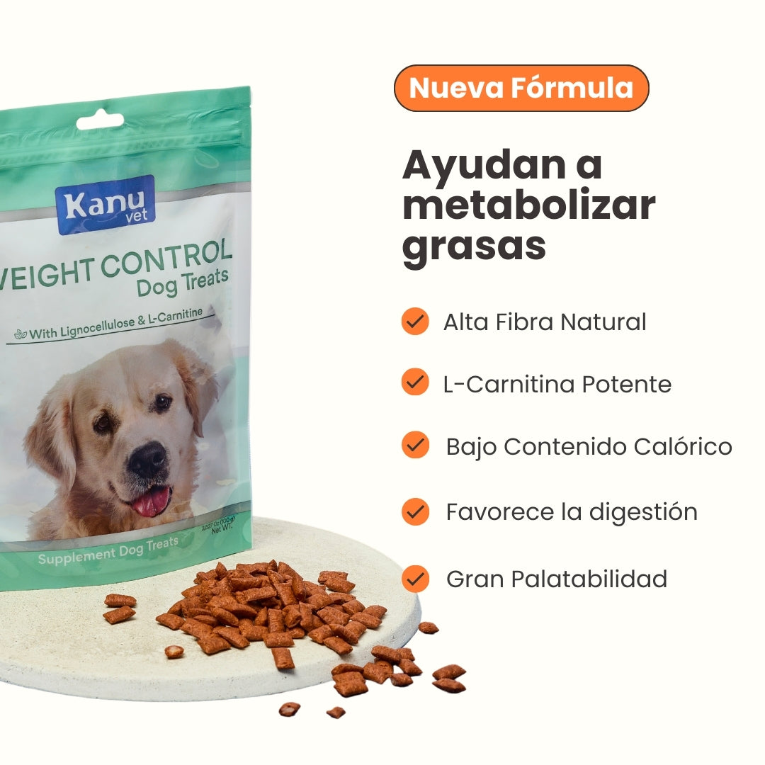 Snacks Kanu Vet Weight Control para perros