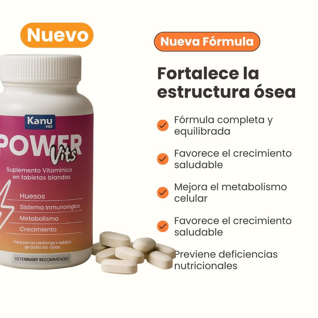 Suplemento Vitamínico Power Vits Kanu Vet Masticable para Perros-Kanu pet
