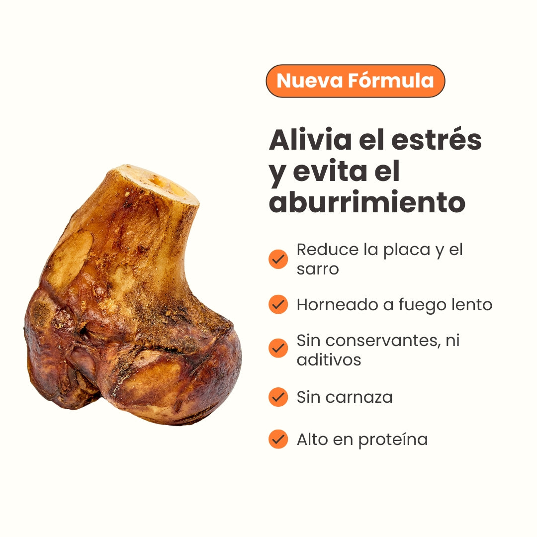 Snack Hueso 100% Natural Kanu Pet Puño de Res para Perro