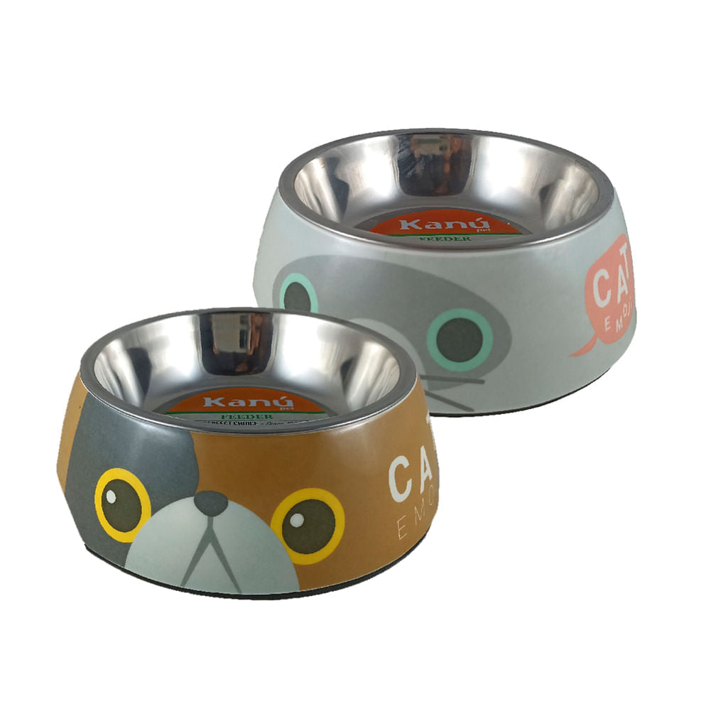 Comedero Sencillo de Melanina Kanu Pet