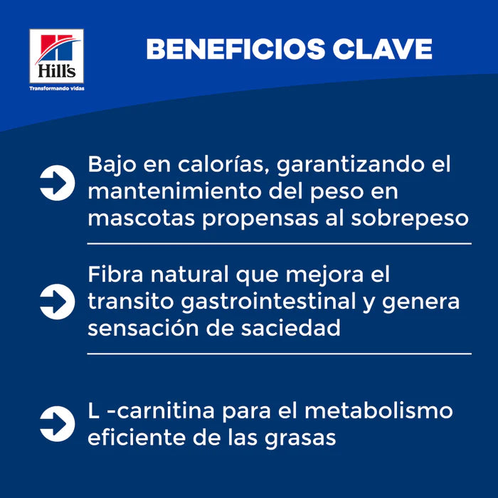 Alimento para perro Hills Canino Adulto Light Small Bites