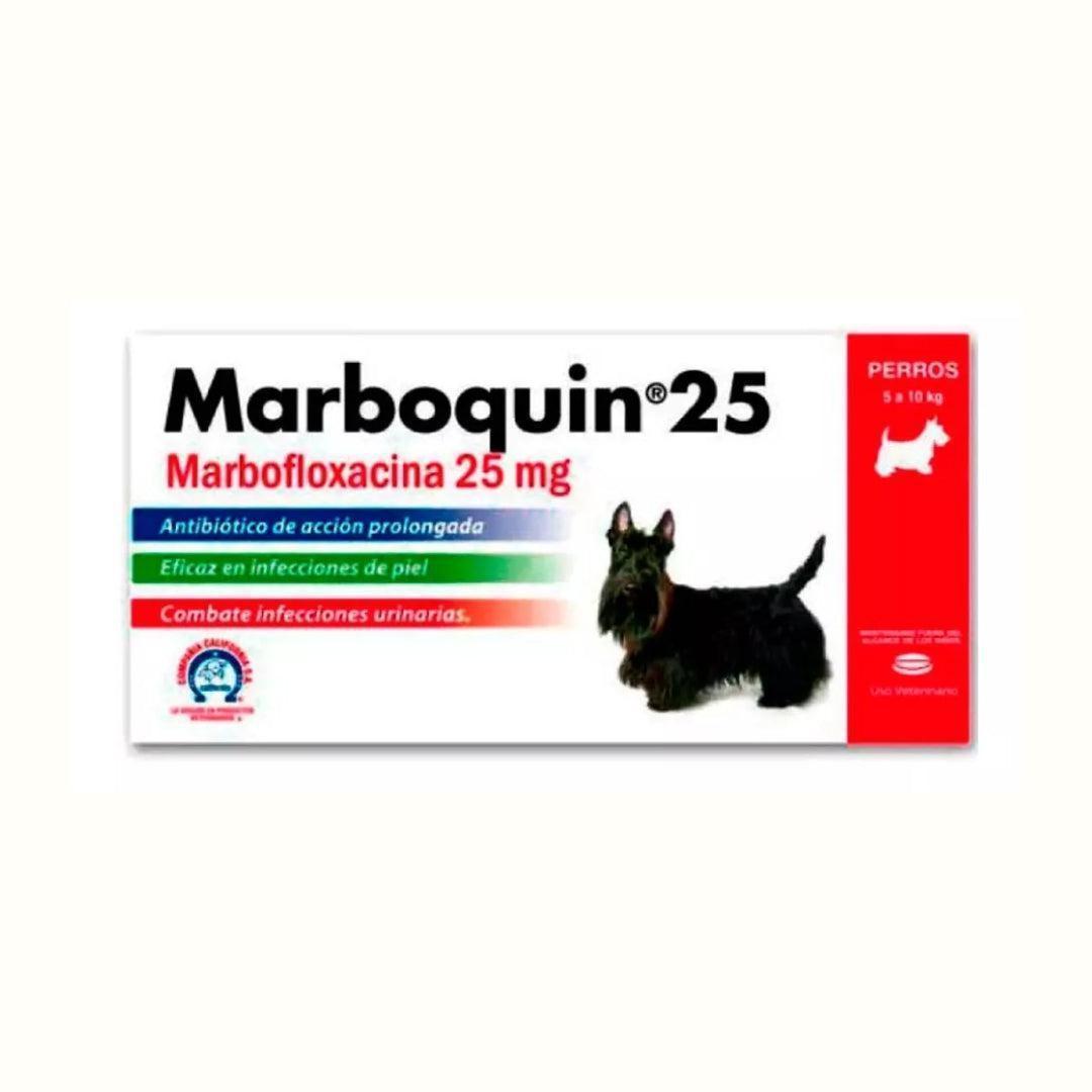 Marboquin 25 Mg Blister x 10 Para Perro