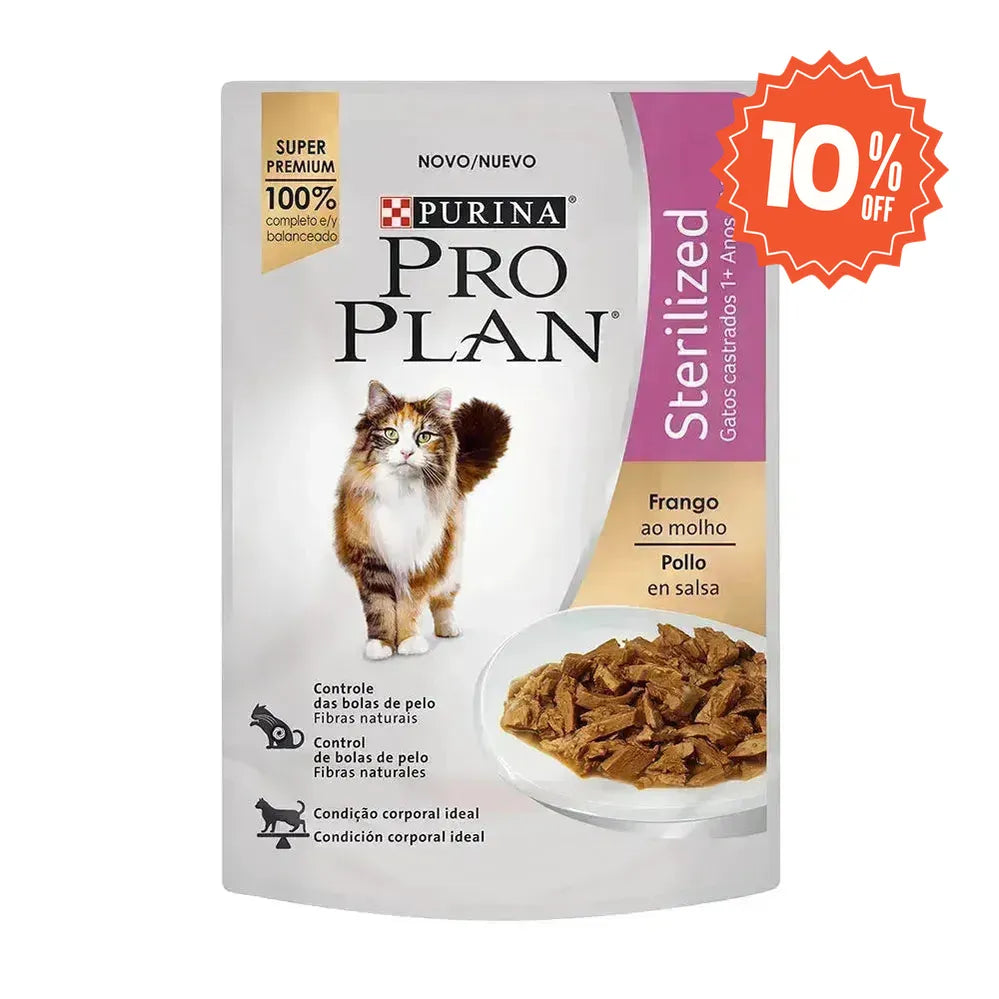 Alimento Para Gato Proplan Wet Sterilized Chicken