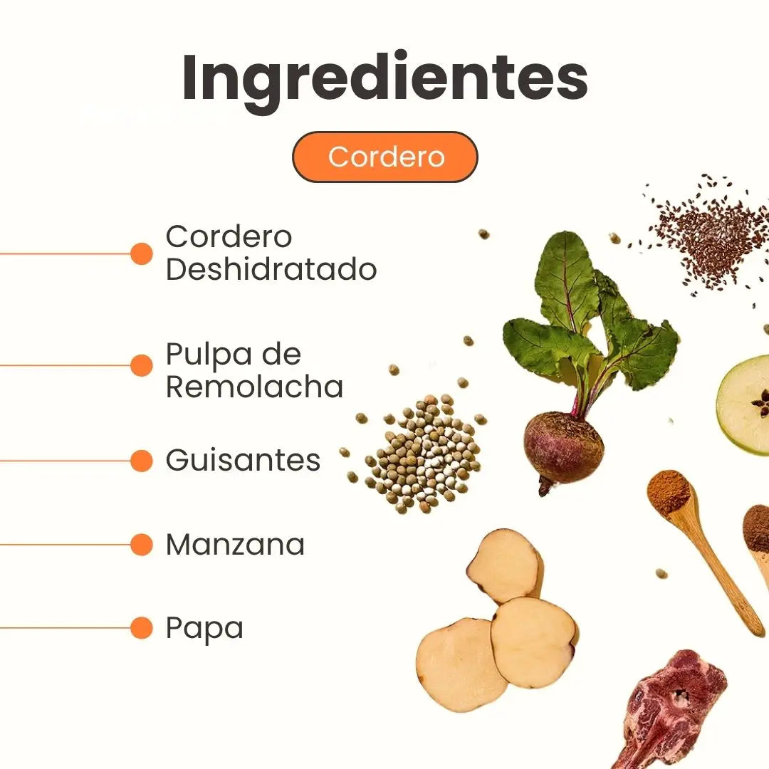 Alimento Seco Nativo Bites Cordero Kanu Pet para Perro Cachorros