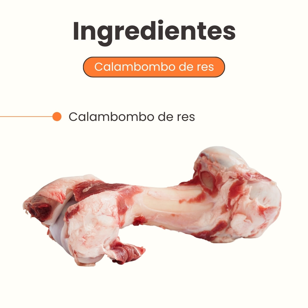 Snack Hueso 100% Natural Kanu Pet Puño de Res para Perro