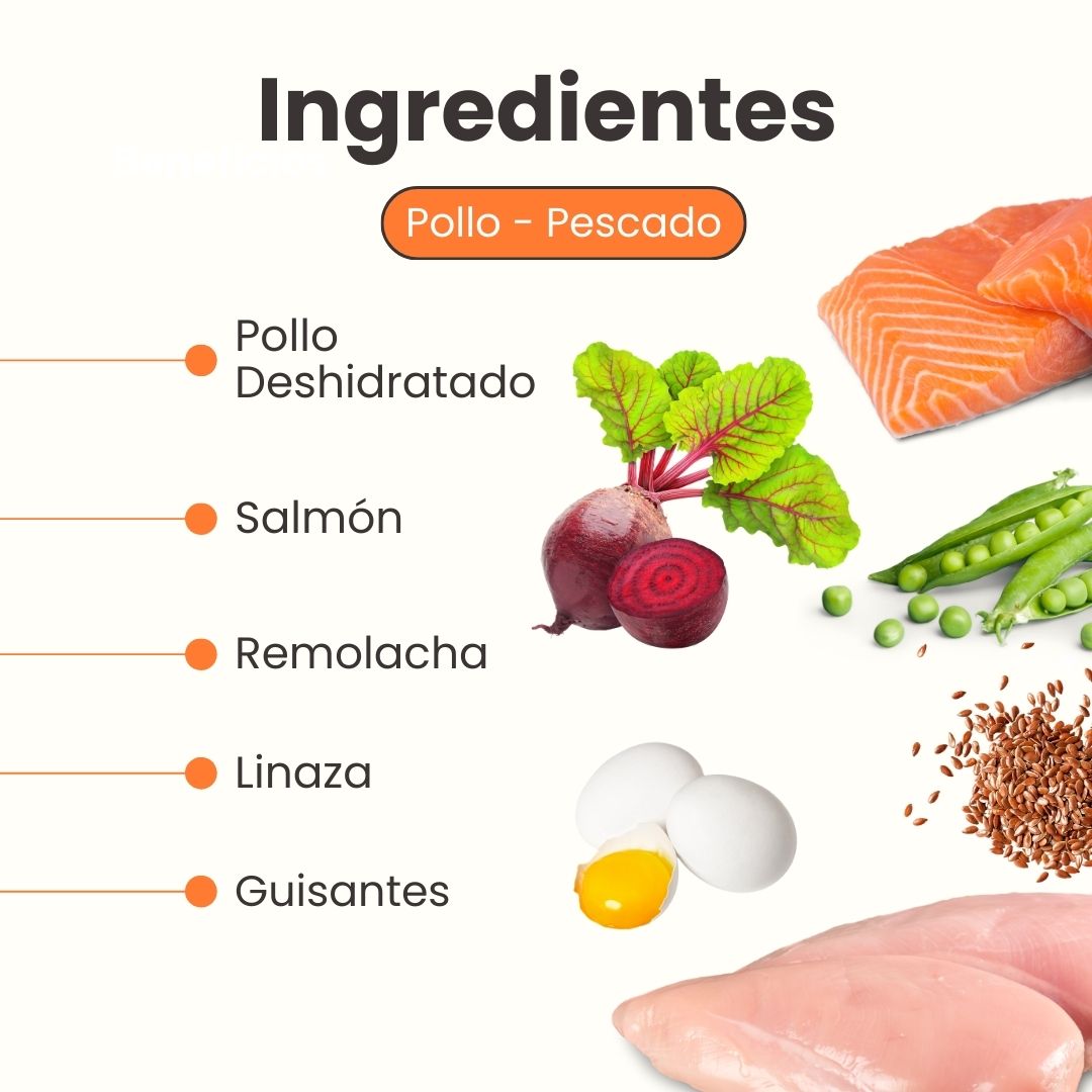 Alimento seco Nativo Small Bites Pollo y Pescado Kanu Pet para perro adulto