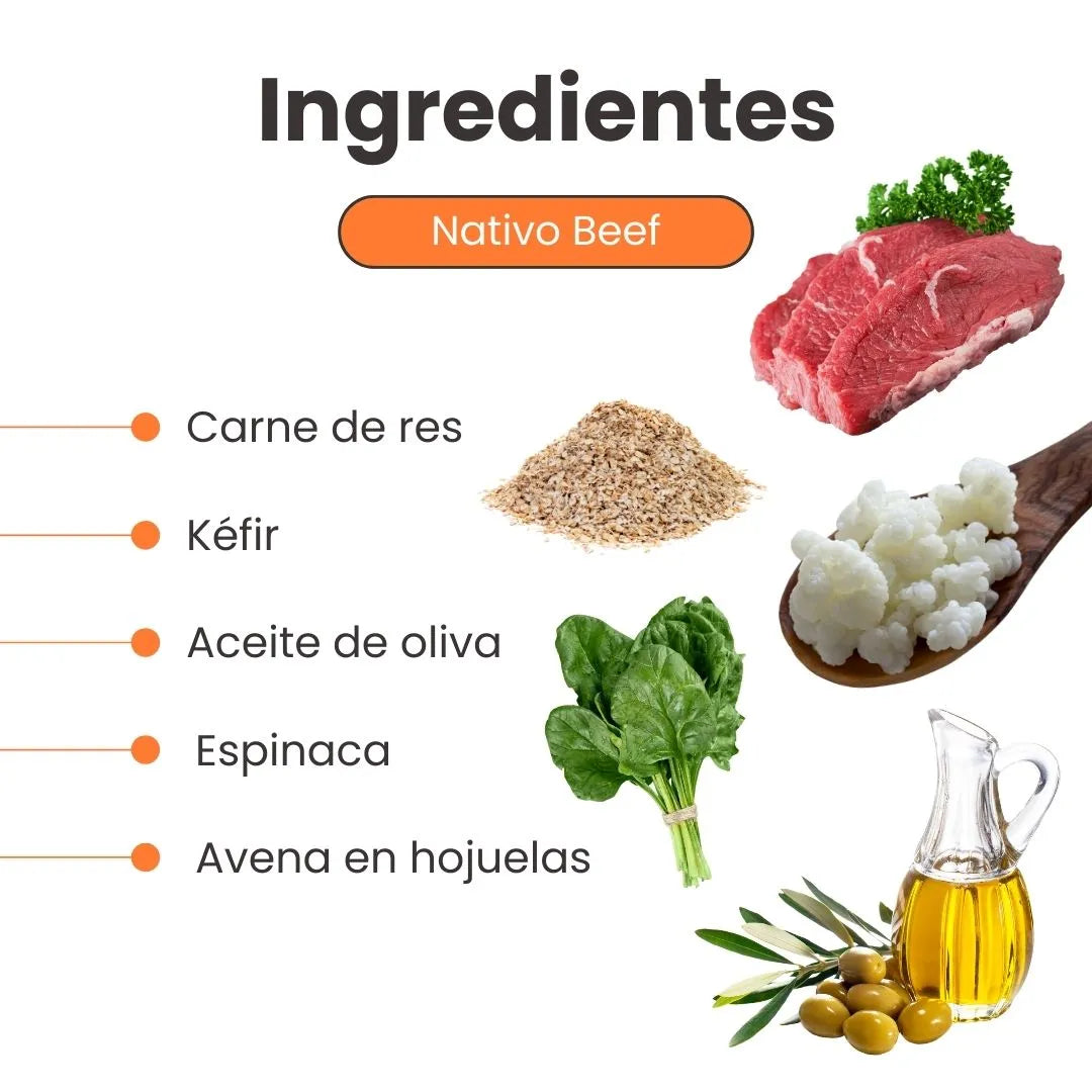 Alimento Liofilizado Nativo Freeze Dried Wet Res Kanu Pet para Perro