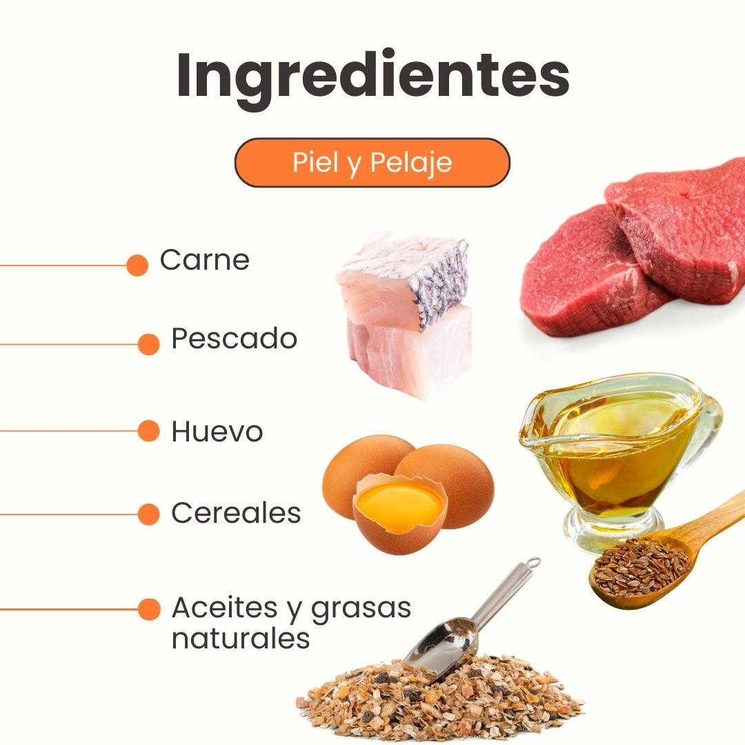 Galletas Piel y Pelaje Kanu Pet para gatos