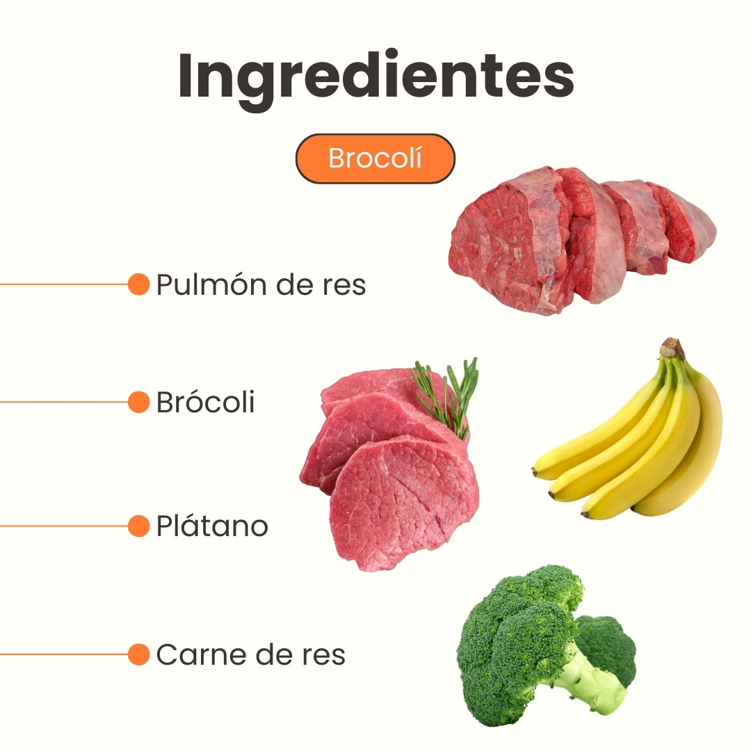 Snack Liofilizado Tasty Cubes Brocoli para Gatos, Bajas en Calorías