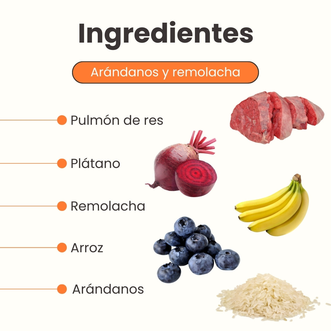 Snack Liofilizado Tasty Cubes Arándanos y Remolacha para Gatos, Bajas en Calorías