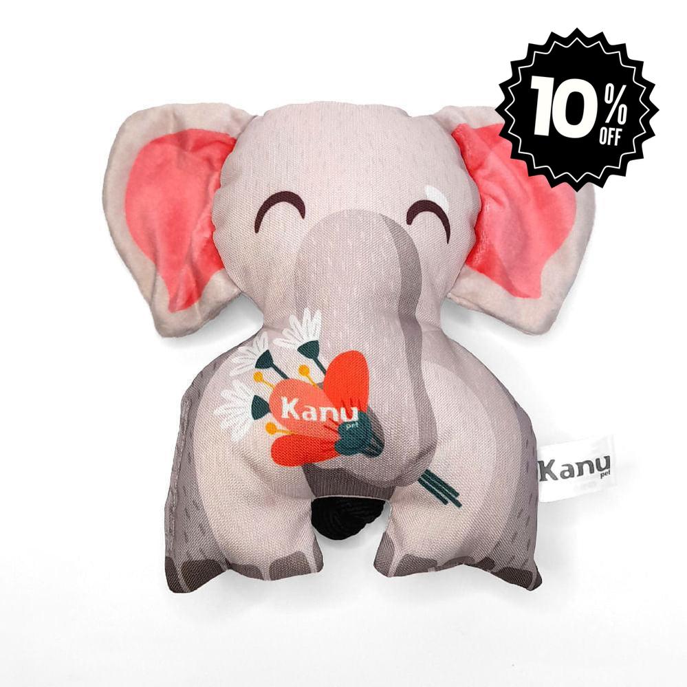 Juguete Peluche Elefante Safari Kanu Pet para Perro