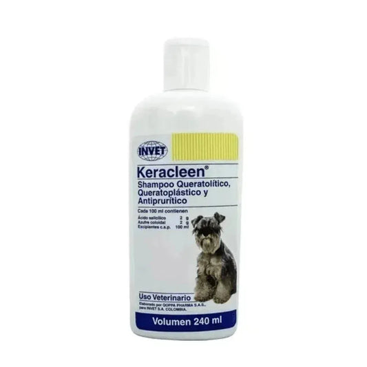 Shampoo Keracleen x 240 Ml para perro