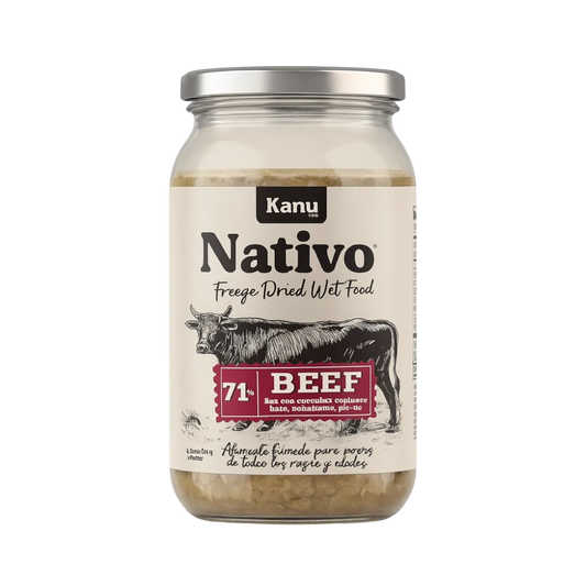 Alimento Húmedo Liofilizado Nativo Beef de Res Kanu Pet para Perro
