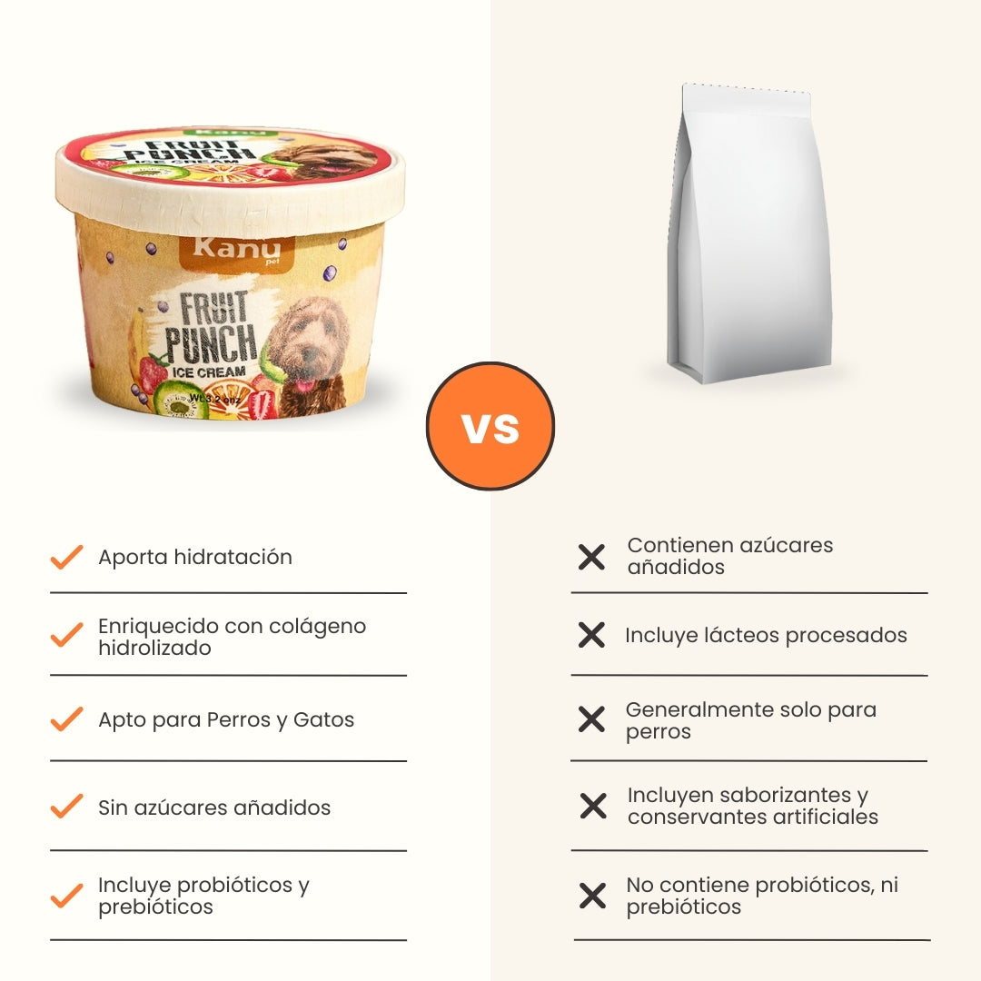 Kanu Helado Fruit Punch Para Perro y Gato